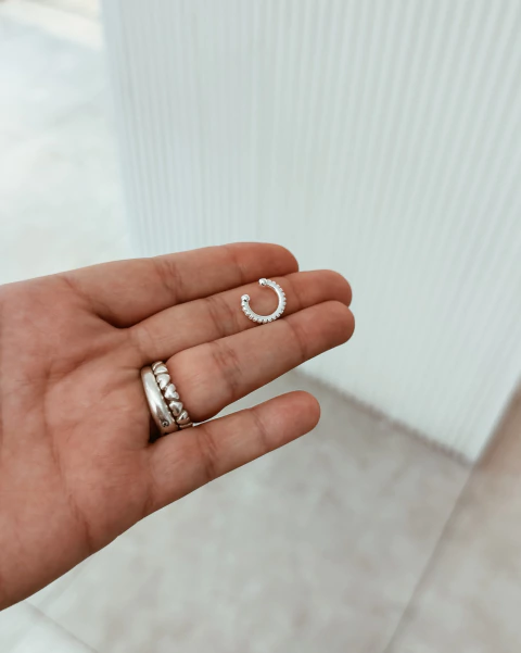 Aro Cuff Silver -Plata(a presión) - comprar online