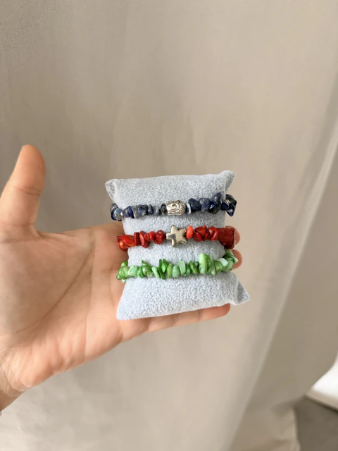 Pulsera Escalla y dijes