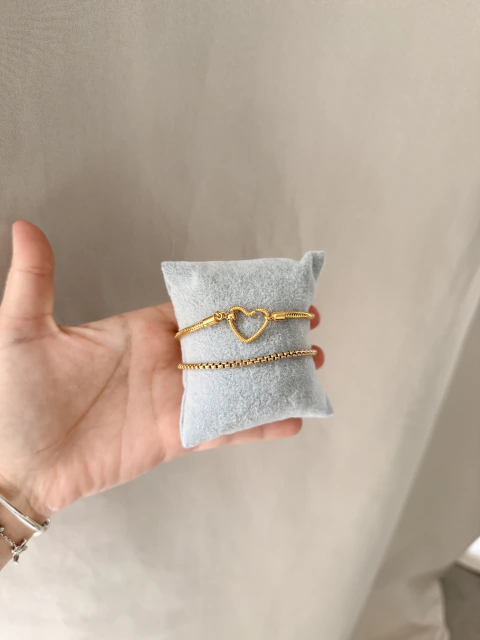 Pulsera Acero Dorado