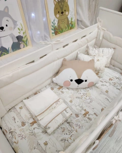 Acolchado y chichonera bosque mágico - comprar online