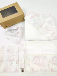 Set de baño 2: Fauna -rosa
