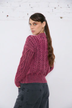 sweater greta gastado bordeaux UNICO 005