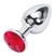 Plug Acero strass Medium 8 x 3.5 cm :: Plug strass EXITOYS - Exitoys 