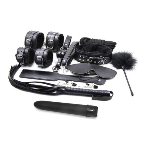 BDSM Kit Fetiche 10 Piezas + Vibrador :: Sex Therapy