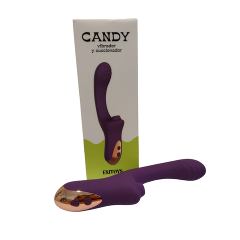 Vibrador Rabbit con Succionador :: CANDY Exitoys - comprar online