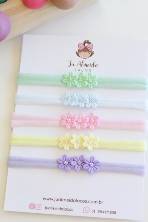 Florzinhas PP na faixa de meia (unidade)