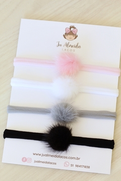 Pompom PP na faixa (unidade)