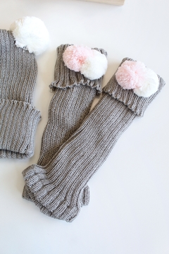 Conjunto touca e polaina 1 à 3 anos na internet