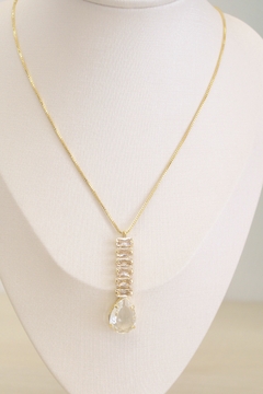 Colar Gota cristal (unidade) - comprar online