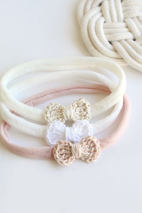 Lacinho Crochet PP (unidade - faixa de meia) - comprar online