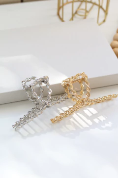 Presilha garra G torcida (unidade) - Ju Almeida Laços