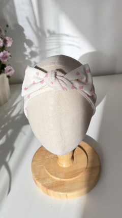 Turbante Corações 3 à 12 meses (unidade)