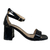 Sandalia Vegan Negro Charolada 843AGATA