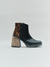 Bota Combinada Cuero Negro LUNA - comprar online