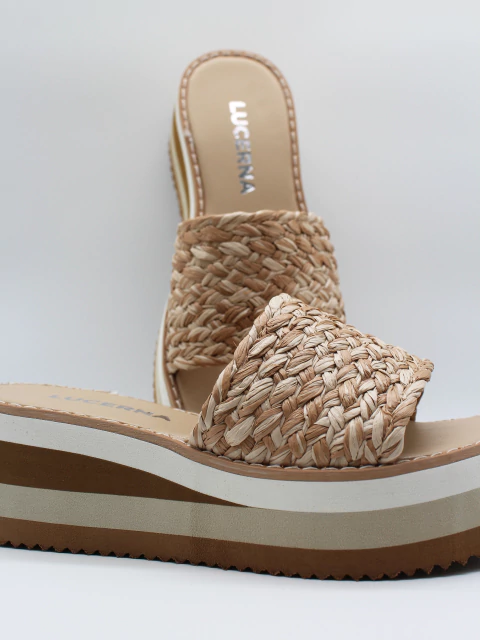 Plataforma Vegan Beige MABEL (Súper livianas) - comprar online