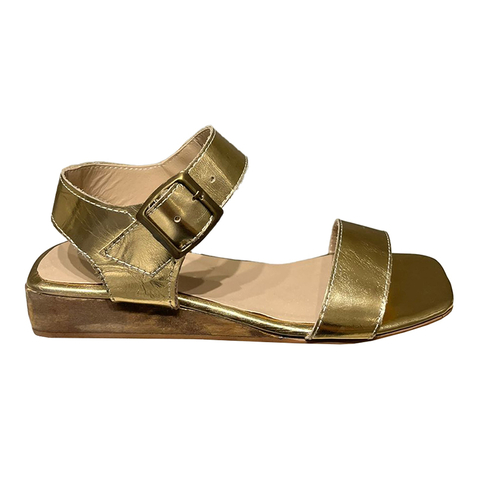 Sandalia Cuero Oro 100 ILDA
