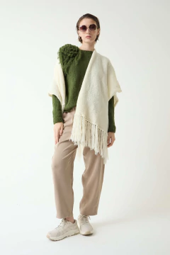 sweater moonplume military - handmade en internet