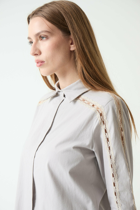 camisa Lorne vison - comprar online