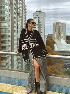 CARDIGAN FREEDOM NEGRO