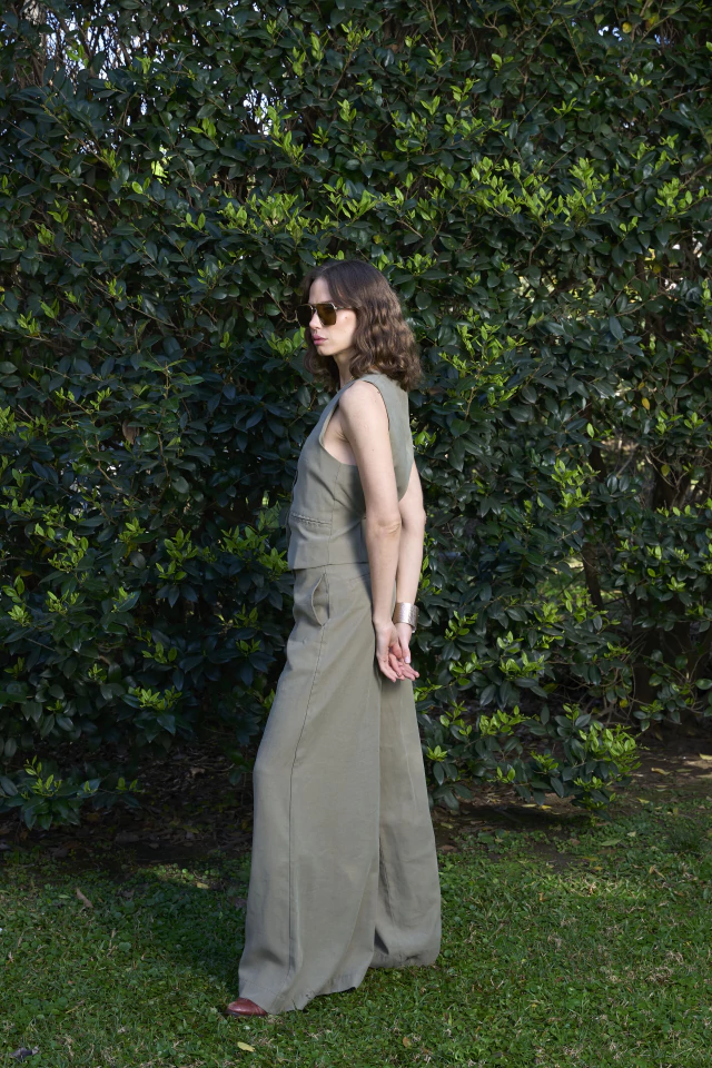 Pantalón Peonia verde de Anne Ba — imagen 7