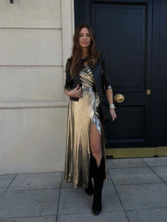 VESTIDO BRENDA ORO