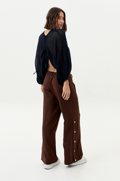 BLUSON PUNTA TEJIDO NEGRO - comprar online