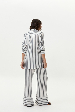CAMISA DUBAI RAYAS NEGRO - comprar online