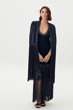 KIMONO MÓNACO MARINO - HANDMADE - comprar online