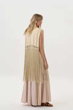 KIMONO MÓNACO CHAMPAGNE - HANDMADE