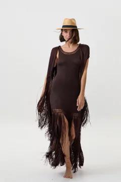 KIMONO MÓNACO CHOCOLATE - HANDMADE - comprar online