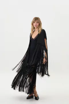 KIMONO MÓNACO NEGRO - HANDMADE - comprar online
