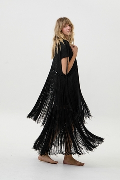 KIMONO MÓNACO NEGRO - HANDMADE