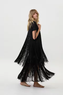 KIMONO MÓNACO NEGRO - HANDMADE