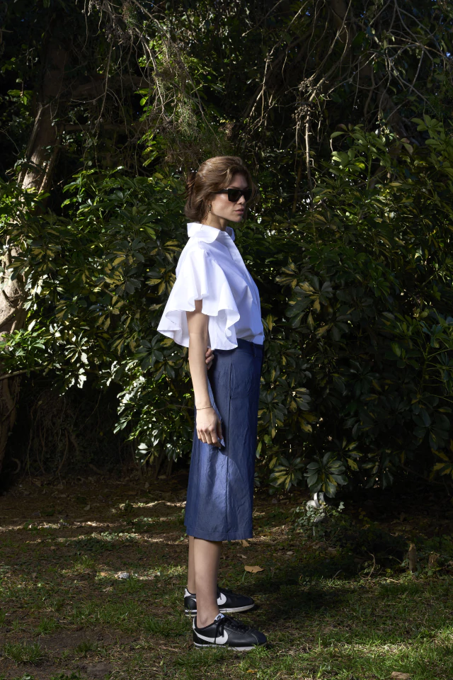 Camisa azucena volado off whte de Anne Ba — imagen 7