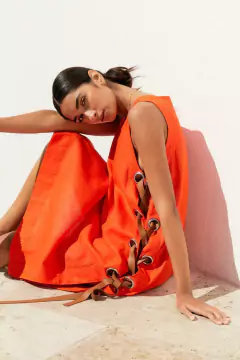 VESTIDO JACARANDA ORANGE