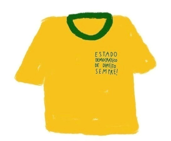 camiseta amarelinha