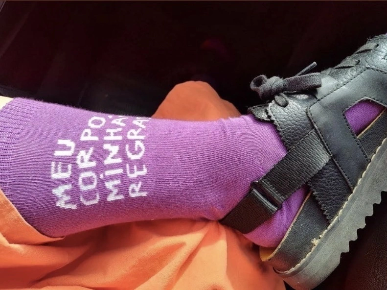 Meias "Meu corpo, minhas regras"