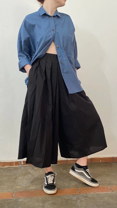 saia calça com bolsos embutidos Wes