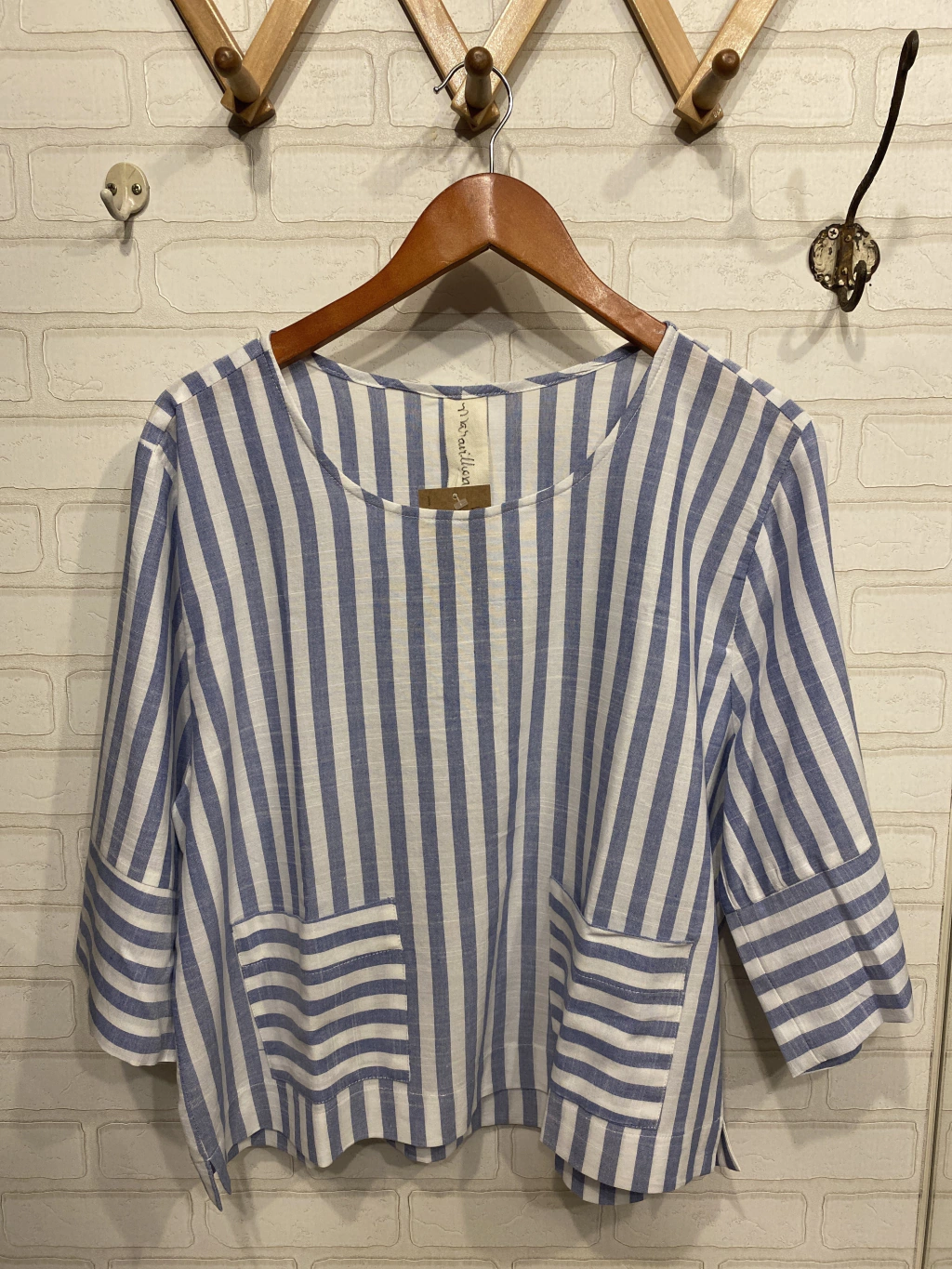 blusa solta no corpo com bolsos manaus