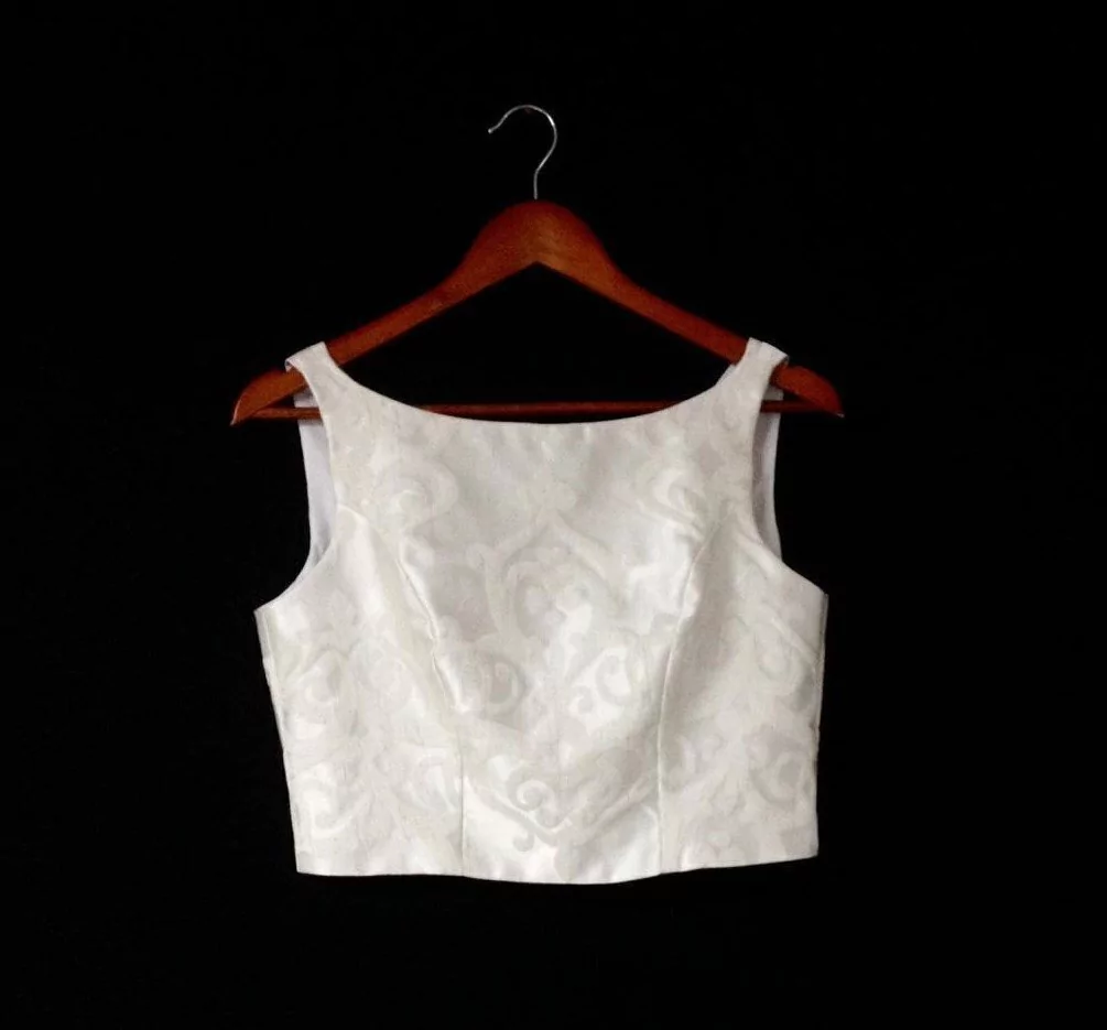 cropped decote canoa