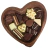 Cofre de chocolate corazón - comprar online