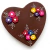 Cofre de chocolate corazón - Mamusia Chocolatería y Heladería