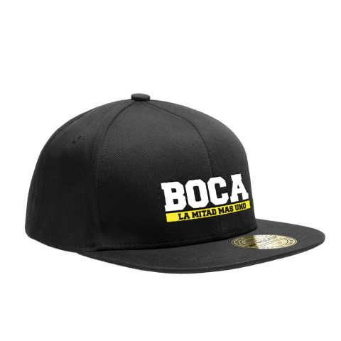 Gorra Snapback «Boca la mitad mas uno» - comprar online