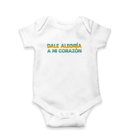 Mameluco «Dale alegría a mi corazón» - Cinco con 50