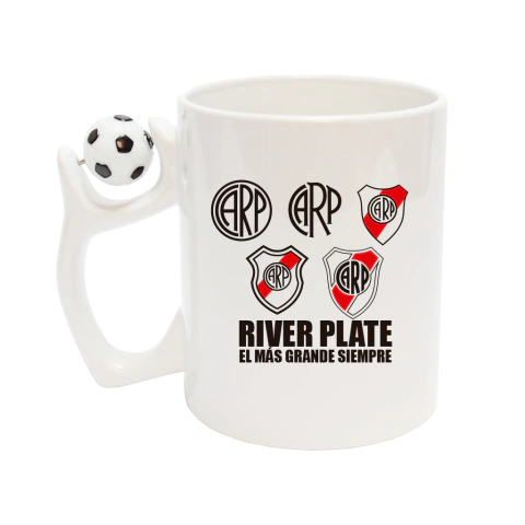 Mug de balón «Escudos River Plate»