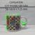 Imagen de 5b 12cm x 125mm x49u Tubos De Carton Con Tapas Plasticas. TAZAS