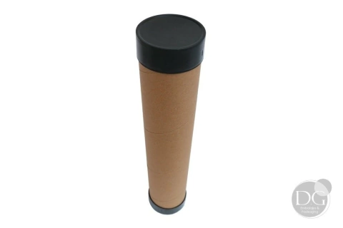 2a 80cm X 60mm X 1u Tubos De Carton Con Tapas Plasticas - comprar online