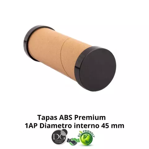 1AP 7cm (alto) diametro 45mm x1u con tapas ABS Premium