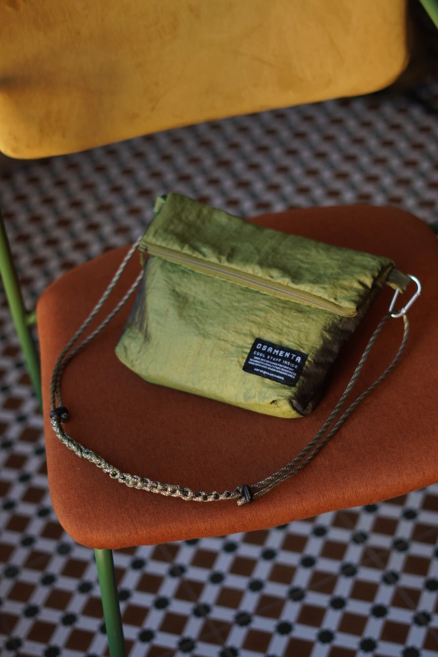 Cartera Nautica Verde Manzana