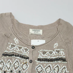 SWEATER BORDADO BEIGE ALL SAINTS en internet